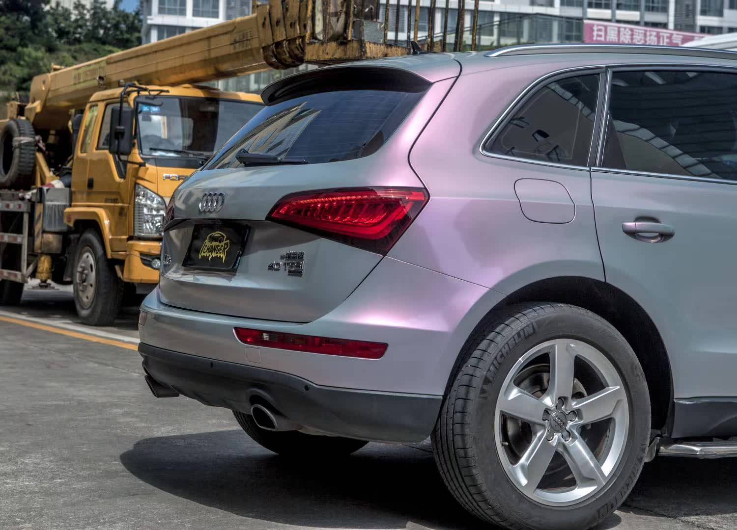 奥迪q5贴膜ichanger(icr)改变者改色膜梦幻火山灰