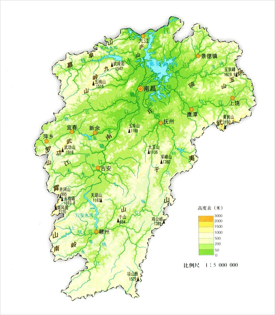 收藏丨漂亮简洁的省区地形地势高清地图