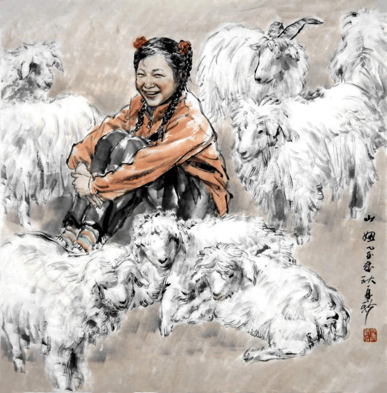 苗再新能够从一众画家中脱颖而出,很大一部分原因在于他从来没有盲从