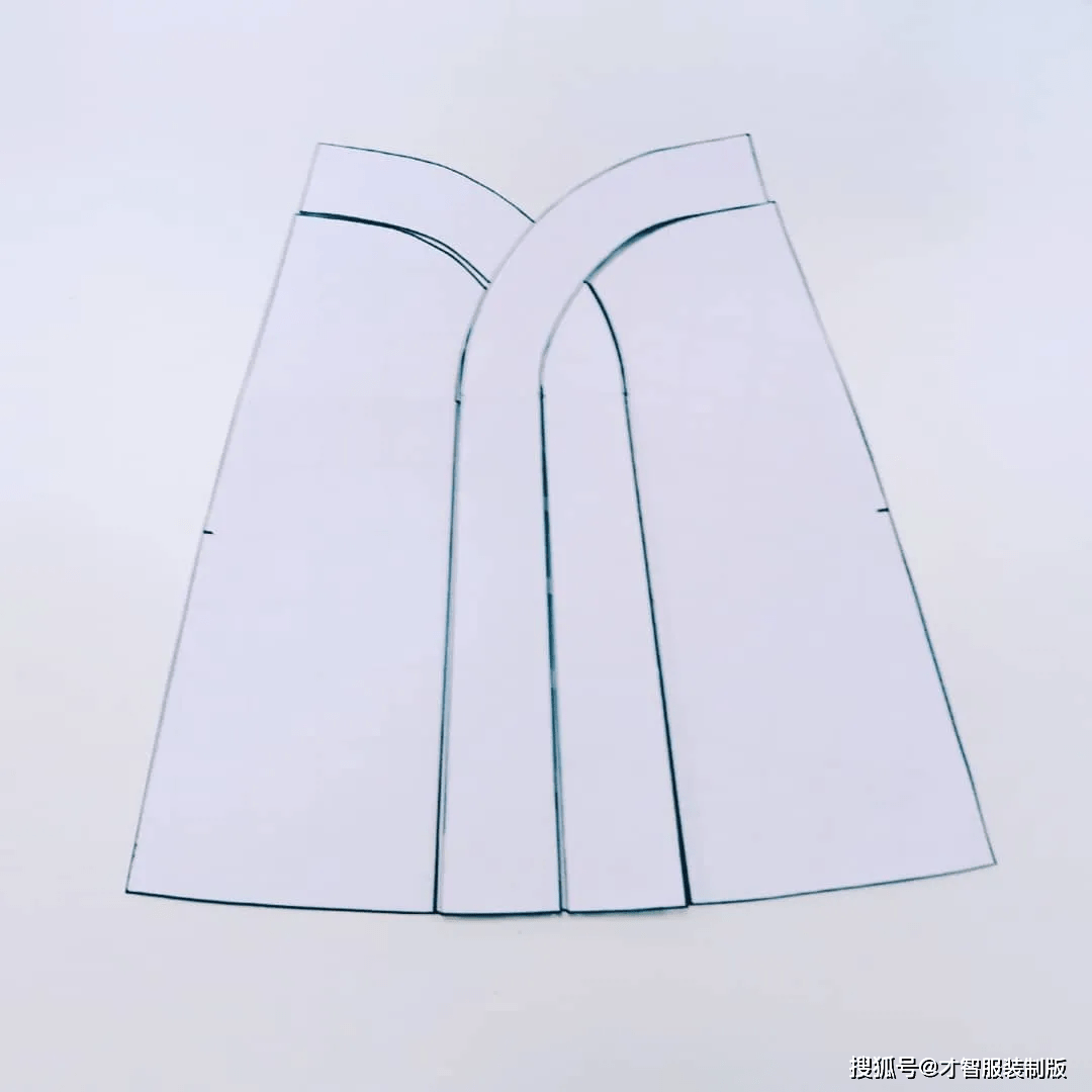 上衣原型制版上衣+半身裙的裁剪纸样变化实例 才智服装