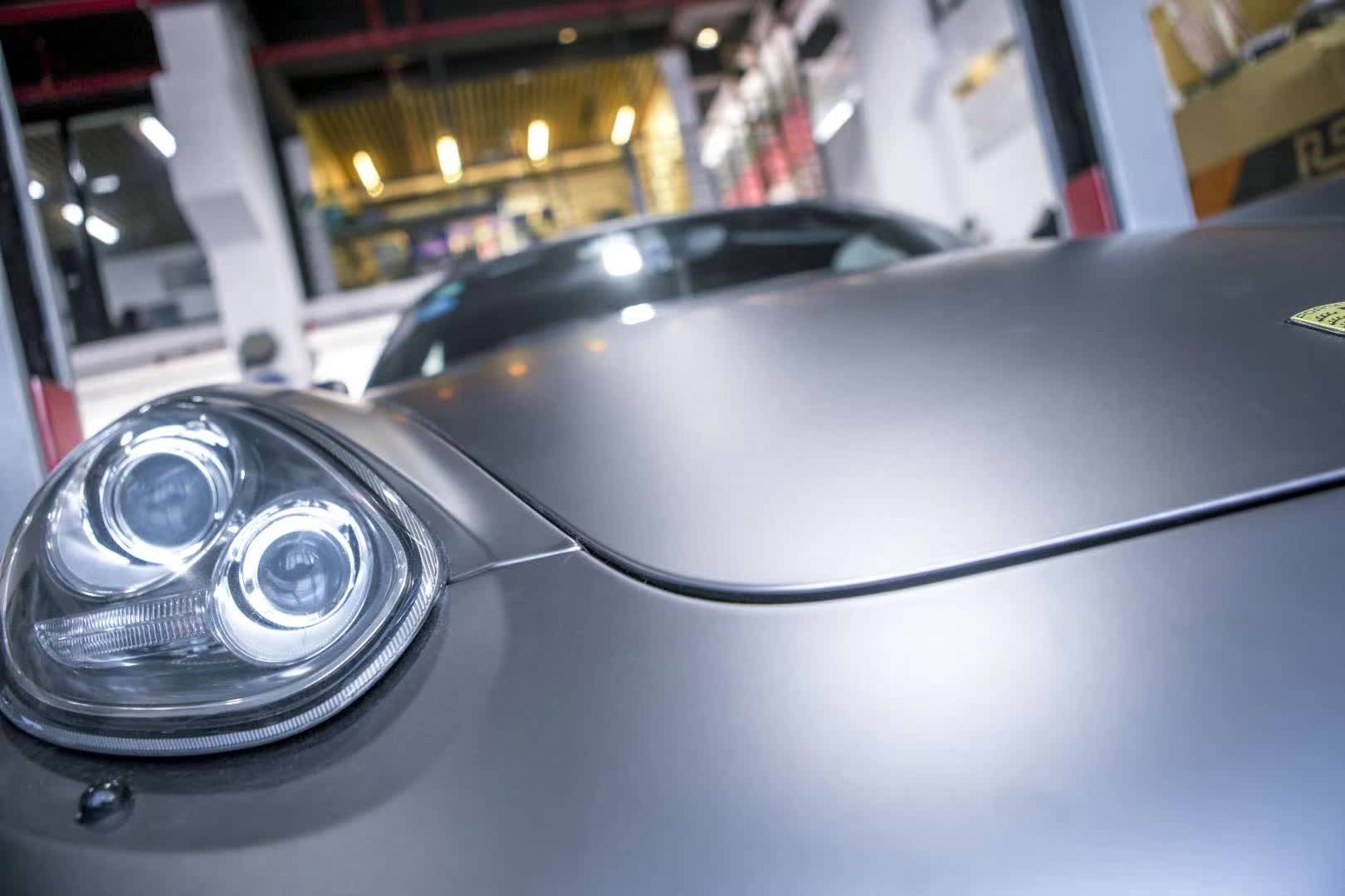 保时捷718全车ichangericr改变者亚面电镀灰