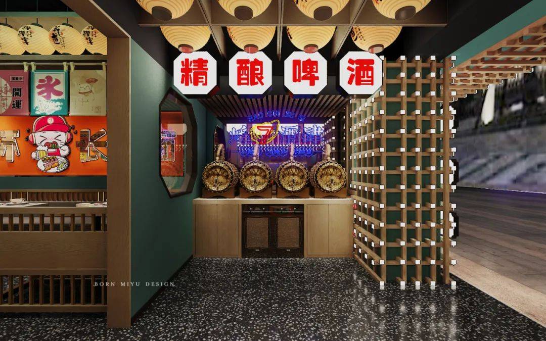 博仁设计蚝七酒肆海鲜餐厅设计家人闲坐灯火可亲