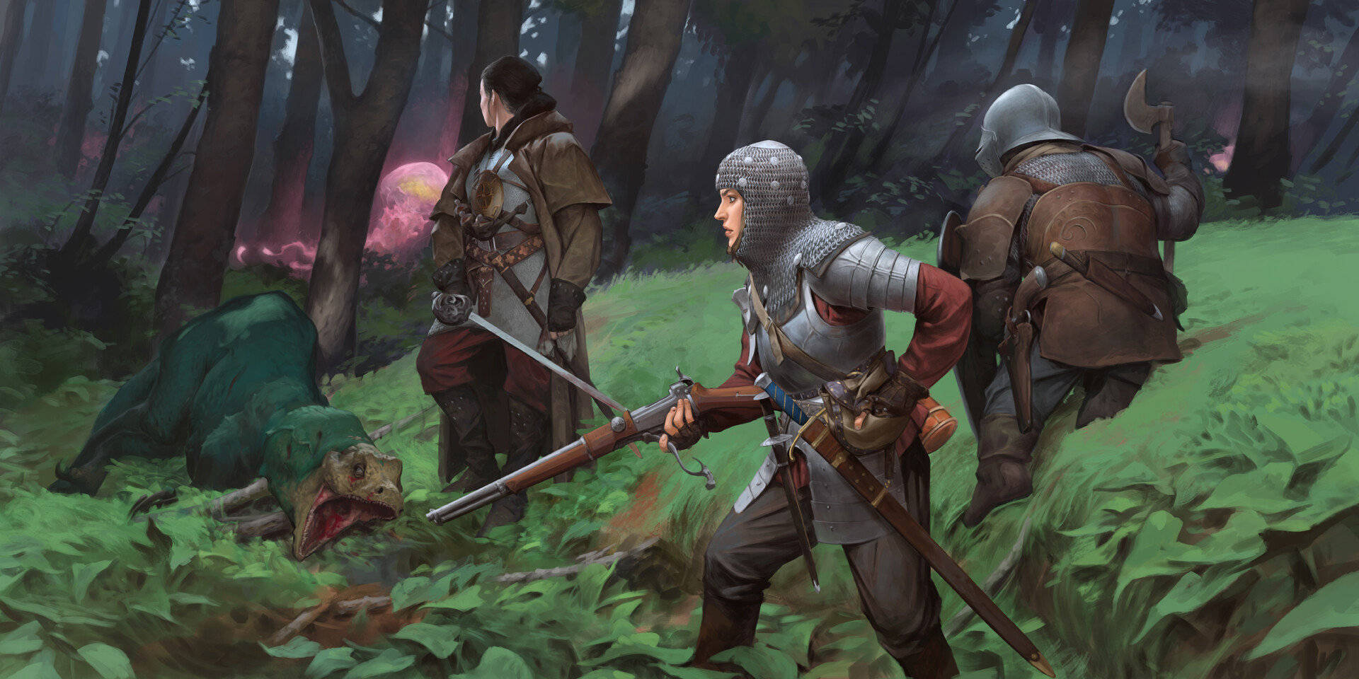 插画 史诗级欧美风CG战争场景插画作品 ，火爆场面让人无比震撼