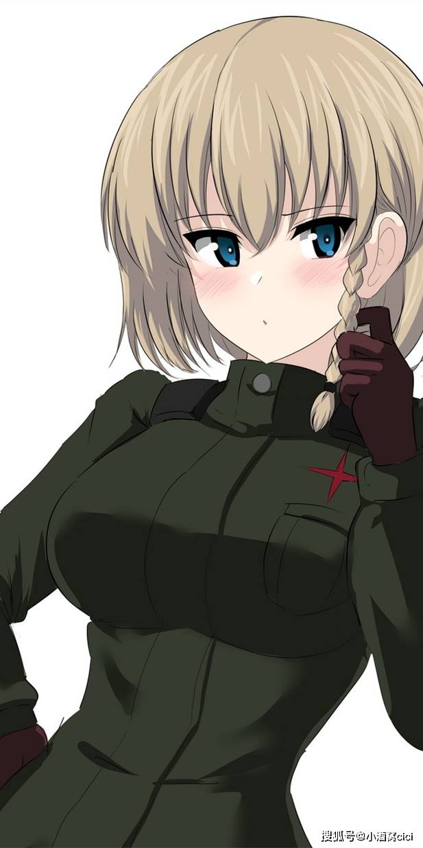 《少女与战车 》喀秋莎,动漫全面屏壁纸分享