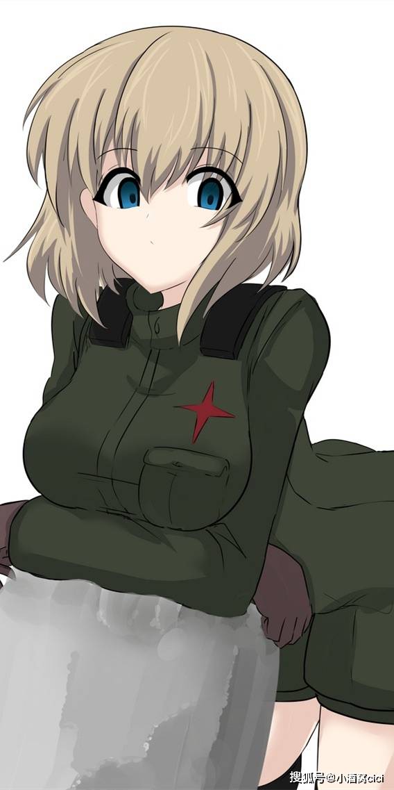 《少女与战车 》喀秋莎,动漫全面屏壁纸分享