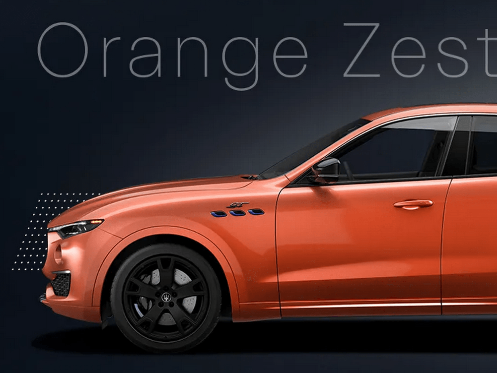 玛莎拉蒂levante新车型发布靓丽橙色车漆搭载四缸轻混