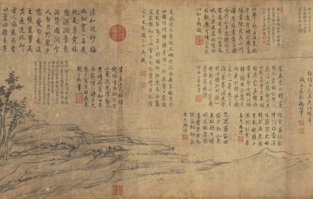 盖章狂魔乾隆那些被我留有印记的字画