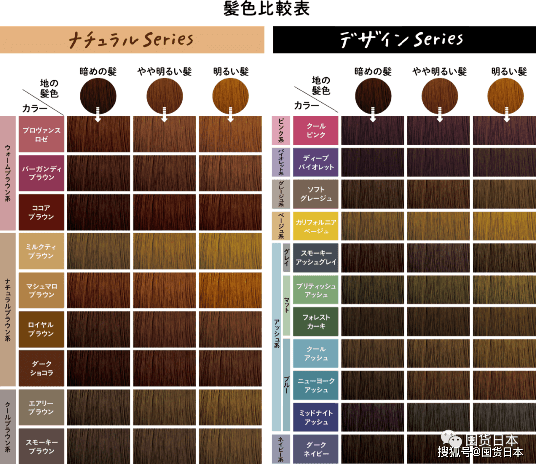 设计日本花王Liese泡泡染发color map全22色，在家就能染出这个秋冬最爱的发色！