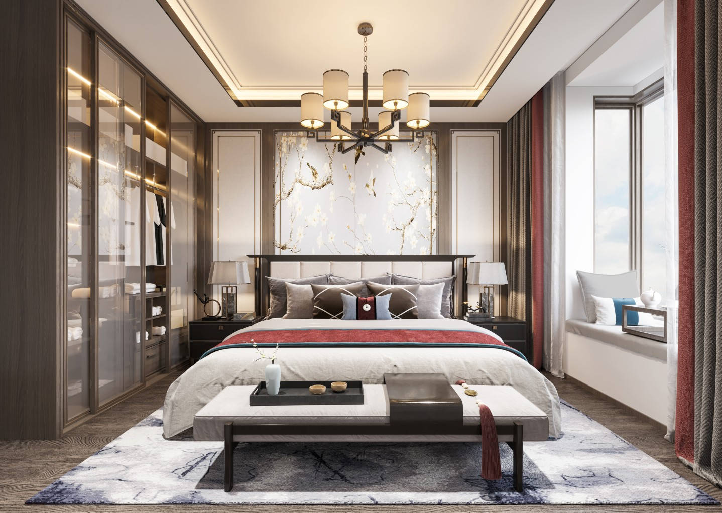 千居乐全屋整装【西安宸院】100㎡新中式风格_设计