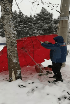 浴“雪”奋战！中国联通全力应战新一轮寒潮暴雪天气
