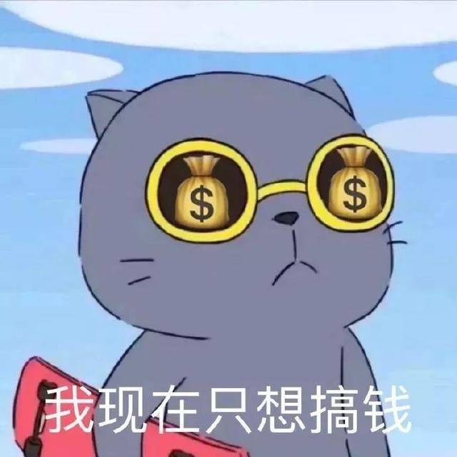 努力赚钱的表情包图片