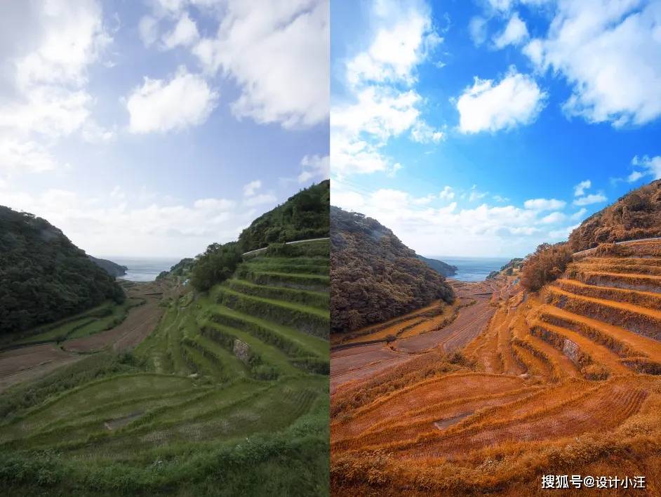 进行 普通风景照片的调色教程，ps教程