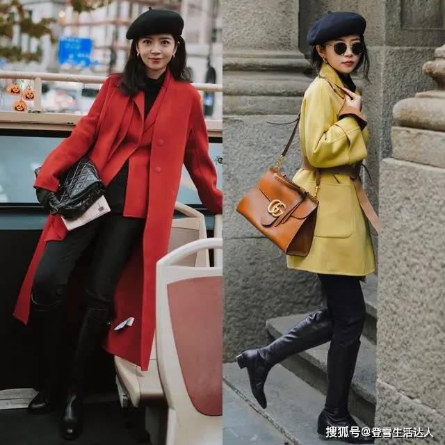 身材 中年女人大衣怎么穿才高级？请参考三木母女的穿搭，优雅显气质