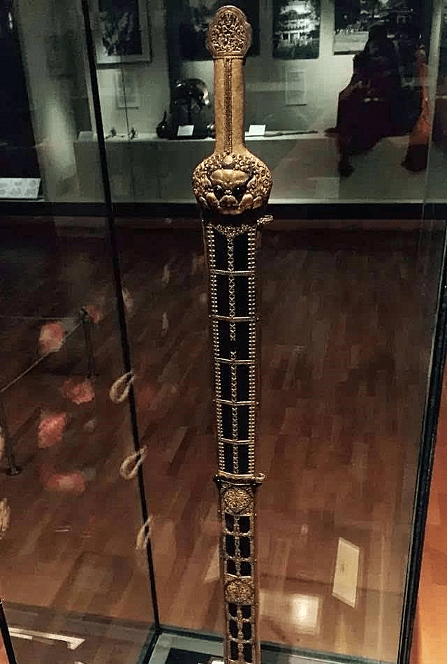 故宫珍藏永乐剑,被八国联军抢走后,现成为英国博物馆,镇馆之宝