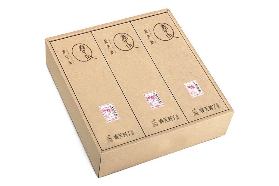春风 LK杭州朗威品牌设计 & 聚芳永·春风系列 | 龙井茶手信 随手礼包装