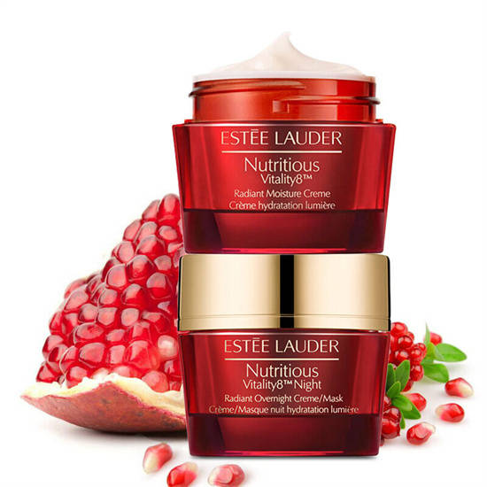 雅诗兰黛鲜活营养红石榴晚霜