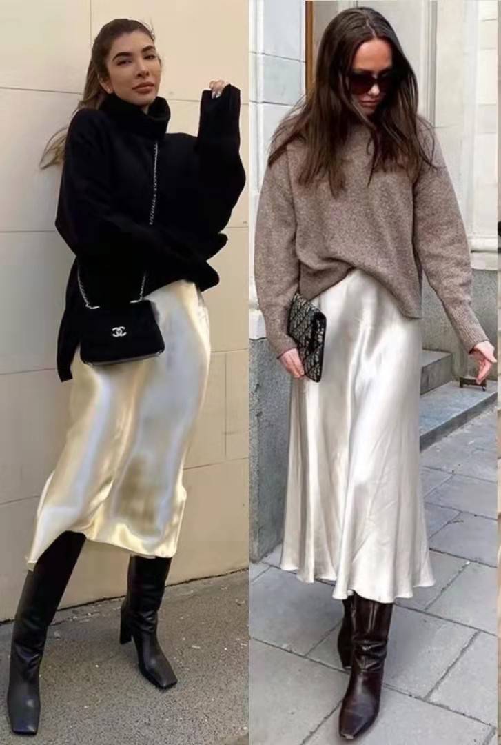 大衣 3种经典搭配look，简单朴素又时髦，轻松穿出潮女范
