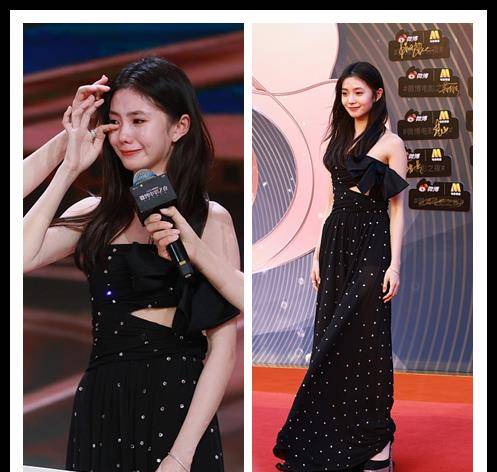 黑色 刘浩存生图真的挺美，气质温婉还淑女，穿露脐装都挺可爱的