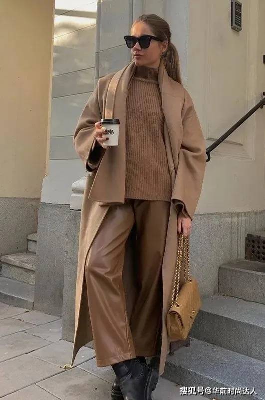 黑色 秋冬穿衣没有亮点?试试“同色系”搭配法则，高级优雅很有范