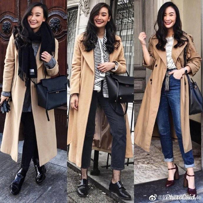 黑色 气质“风衣”很高级，可驾驭的单品也多，小众还显高挑气息