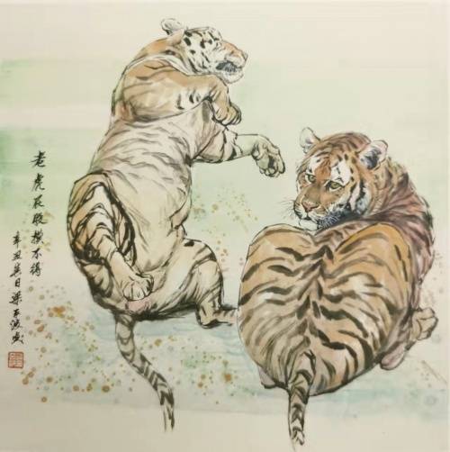 传统|虎虎生威——观梁平波虎年中国画展感言