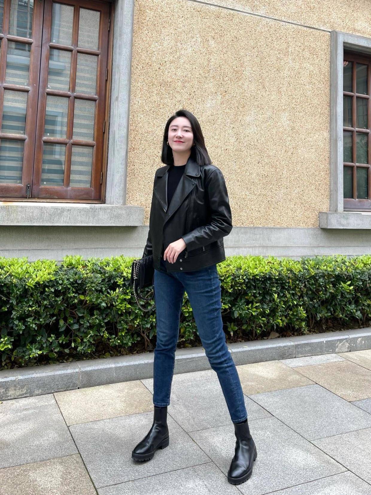 女王 个性满分的“皮衣外套”穿搭，飒气十足，让你也能秒变霸气女王