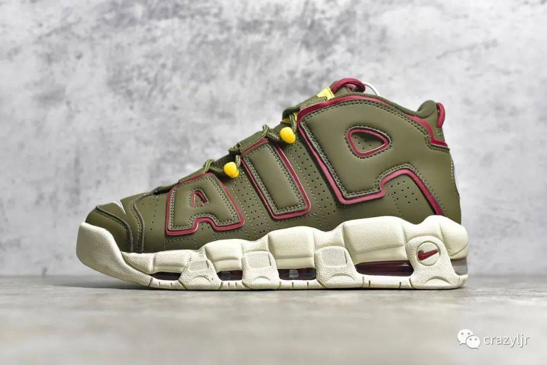 皮蓬 耐克 Nike Air More Uptempo Barley Green 大皮蓬系列大AIR”