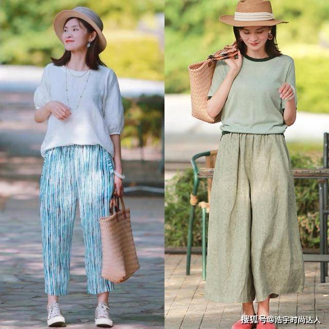 浅绿色 天热了，40女人建议轻熟风装扮，比你想象中的好看得多