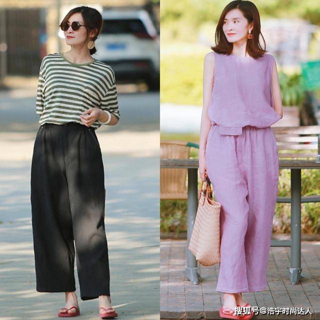 浅绿色 天热了,40女人建议轻熟风装扮,比你想象中的好看得多