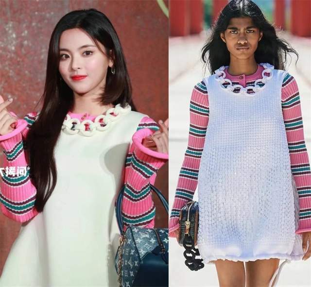 周迅 照抄T台也是技术活！周迅15万+套装被嫌廉价，超模雎晓雯也翻车