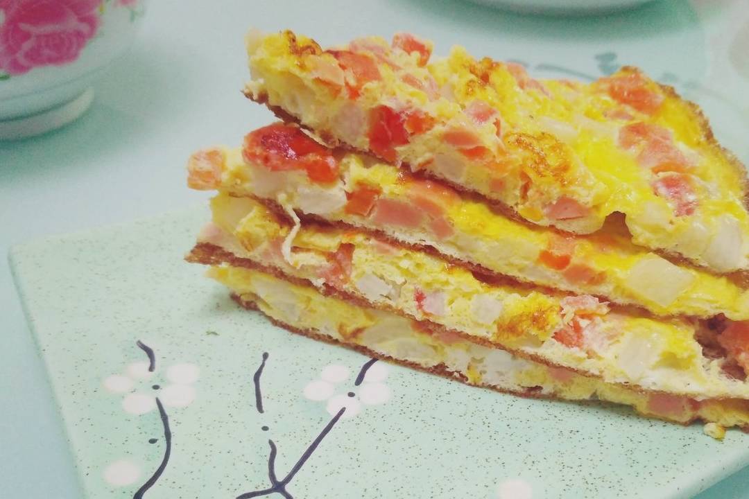 蔬菜|早餐这种吃法真叫香，好吃又营养几分钟就出锅，女儿说明天还要吃