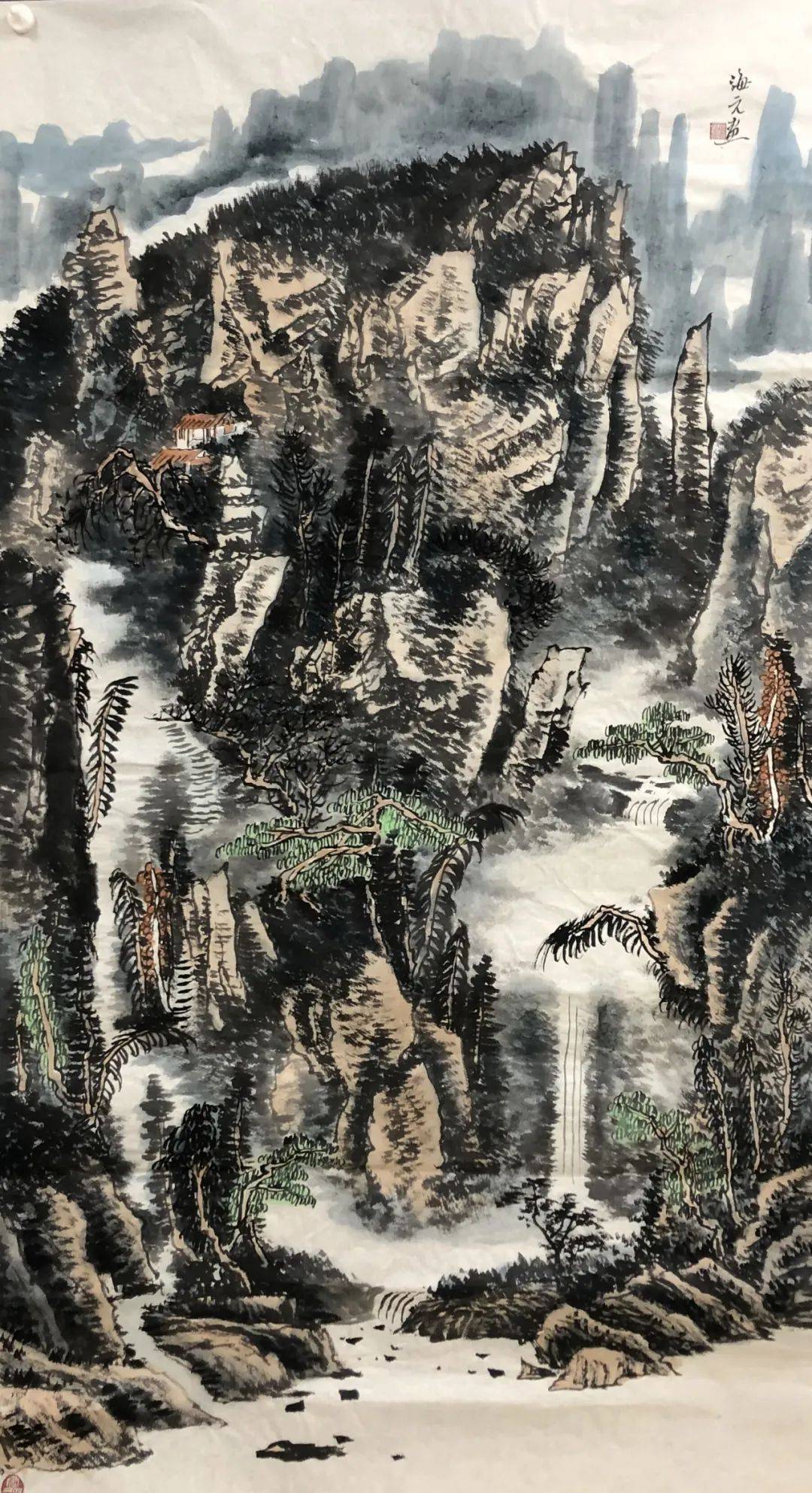 风景|展讯 | 山水风景 诗意境界——青州这场王海元书画展风景独好！