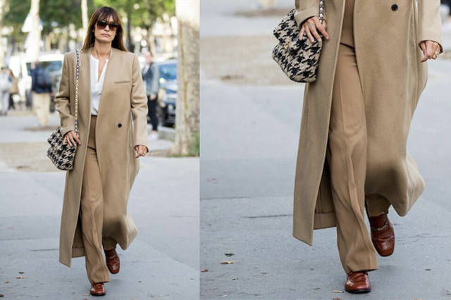 米色 穿不腻的米色，与少量棕色搭配会更时髦，学会这点还能穿出高级感