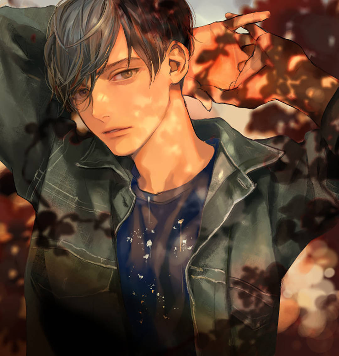 超级温柔和帅气的二次元小哥哥桀骜不驯少年气十足