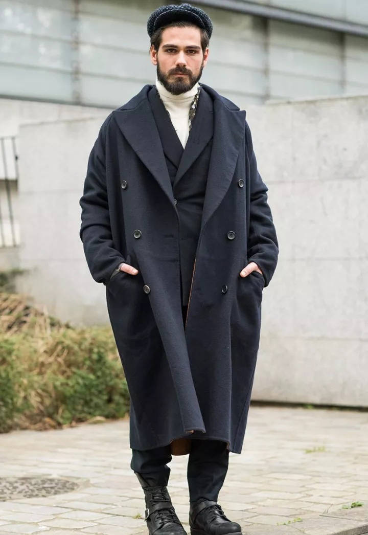 男生冬季大衣穿搭风度温度两不误