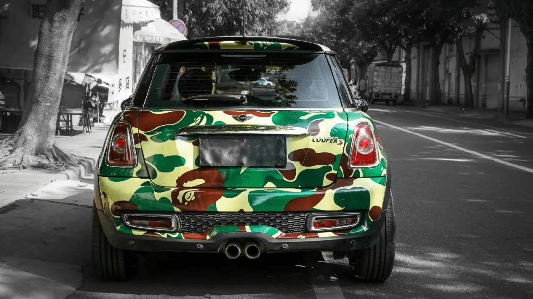 mini cooper改色分享丨迷彩彩绘_搜狐汽车_搜狐网