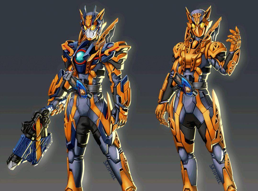 原创在假面骑士中抛弃传统的腰带设定枪械原来也可以成为变身器