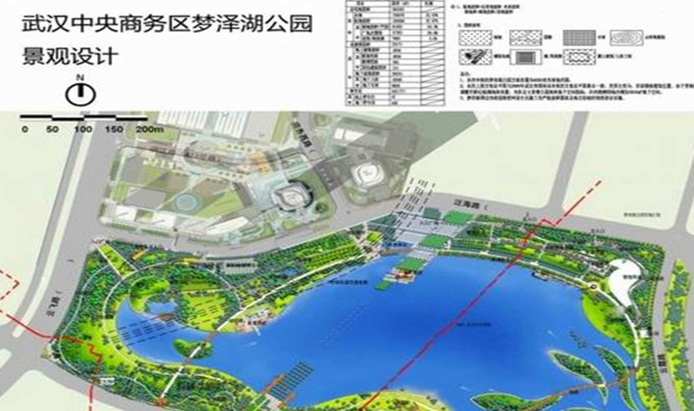 武汉在建的一座公园，分两部分建设，总占地面积约48.7公顷