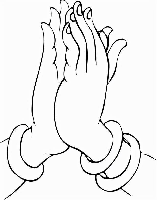 白描佛手,观者多福_佛手_白描_观者