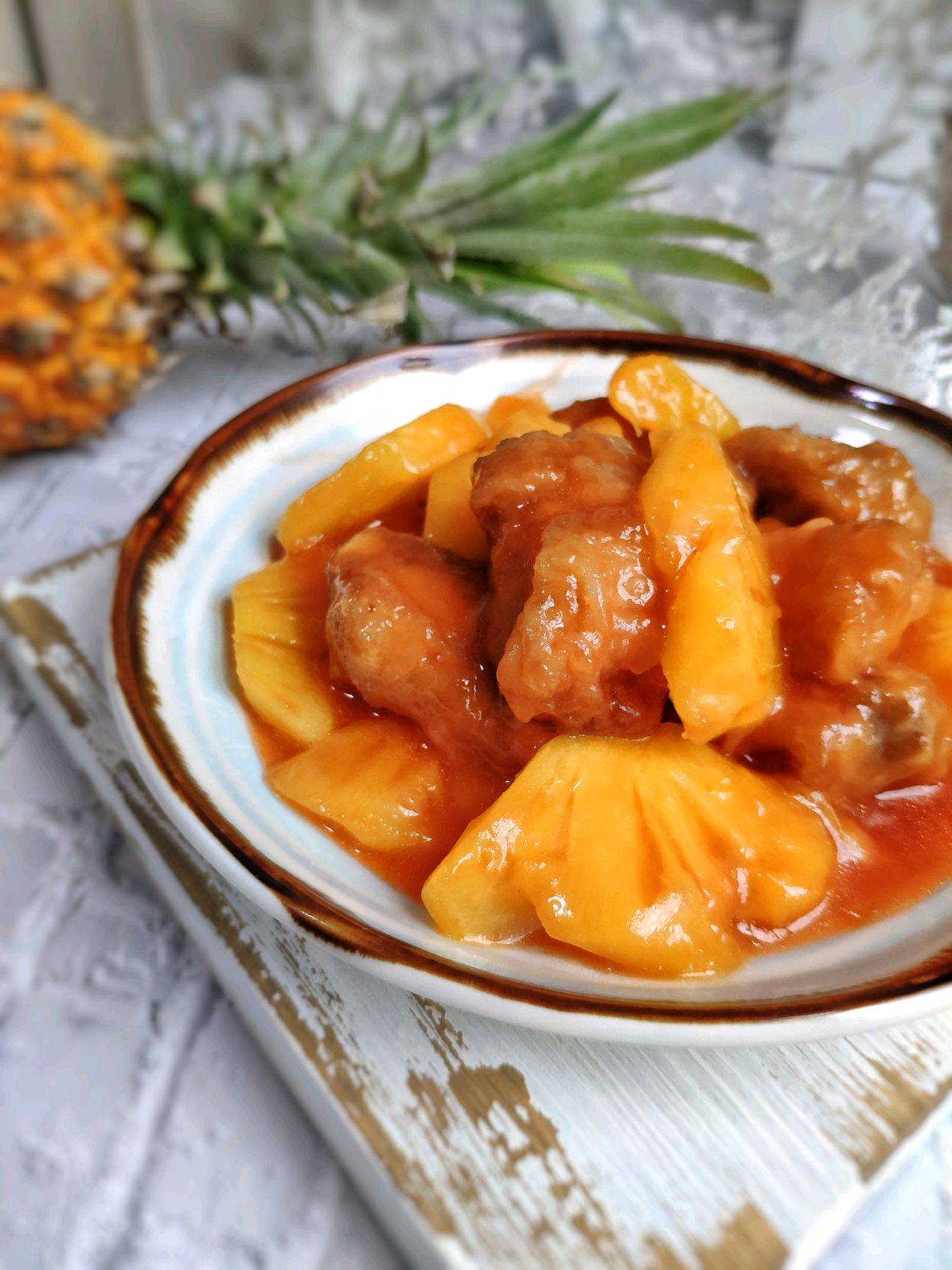 原创酸甜开胃的菠萝排骨吃起来直呼过瘾没想到这么好吃