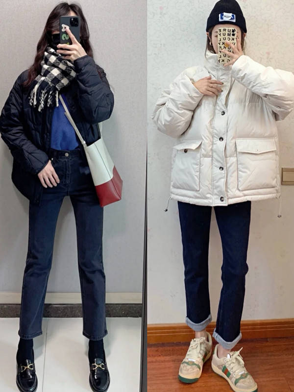 喇叭裤 女人再懒，穿羽绒服也别配打底裤，今年流行这4条裤子，更时髦