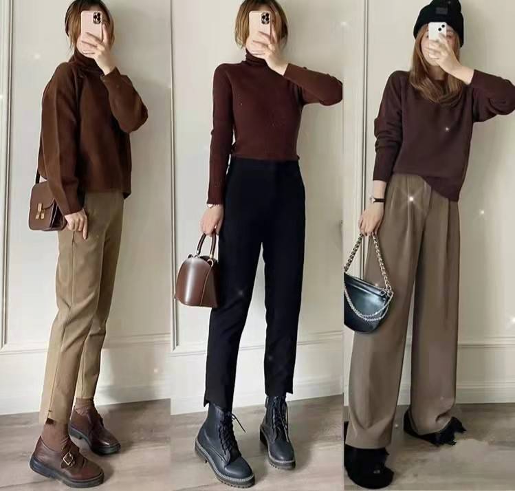 冬季"黑白灰"不香了,今年流行"摩卡色",优雅实用又很有质感_着装_颜色