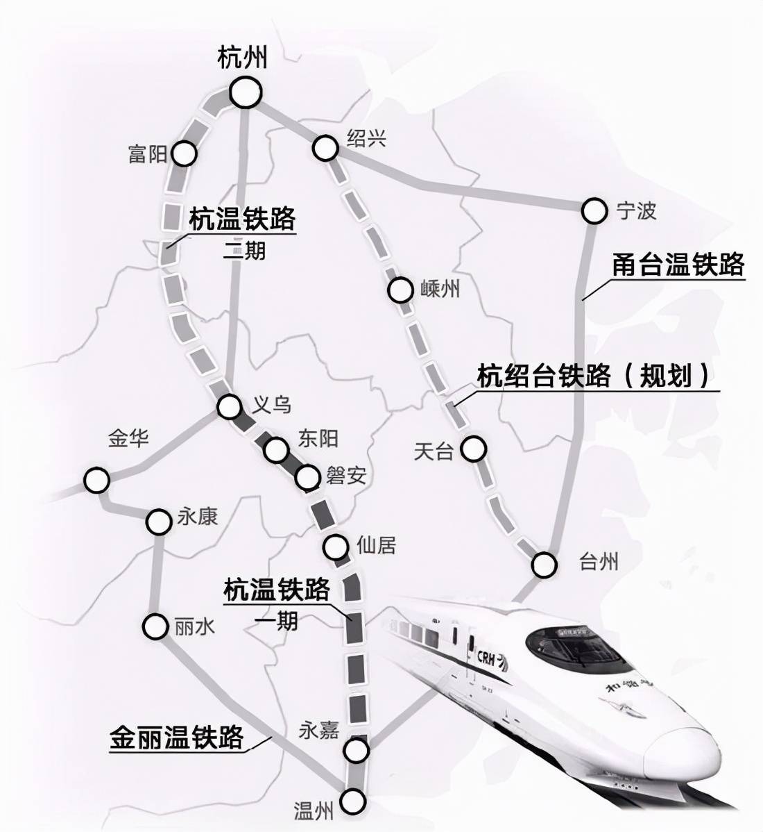 浙江省内又一高铁即将运营沿途这三座城有福了经济将有新发展