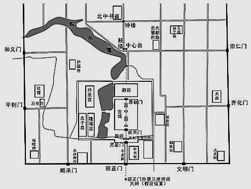 明北京城中軸線東移,和元大都中軸線脫不了干係!_斷虹橋_中心_建設