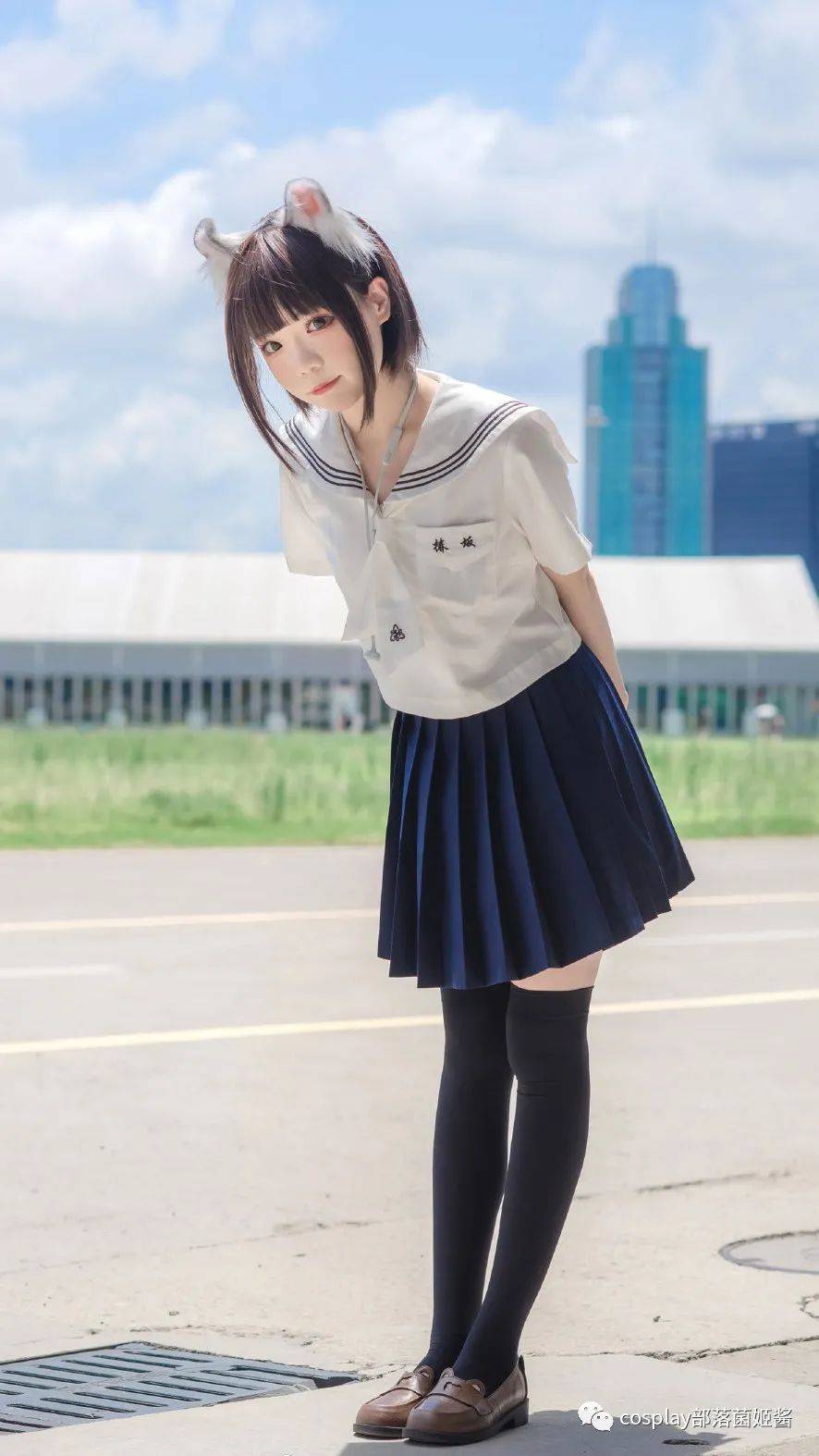 cos兽耳猫娘cos正片王胖胖
