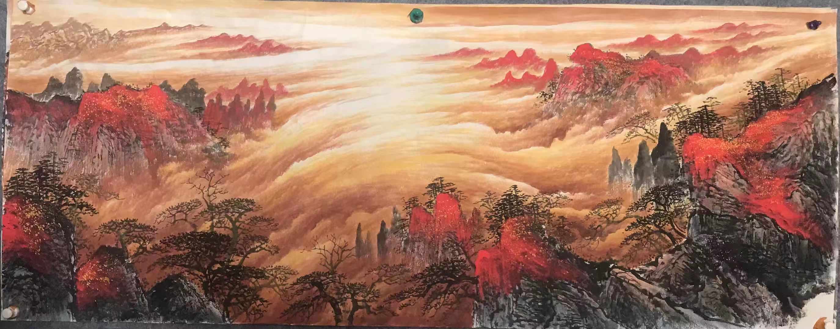 云海艺术当代百杰青年画家李会强作品鉴赏