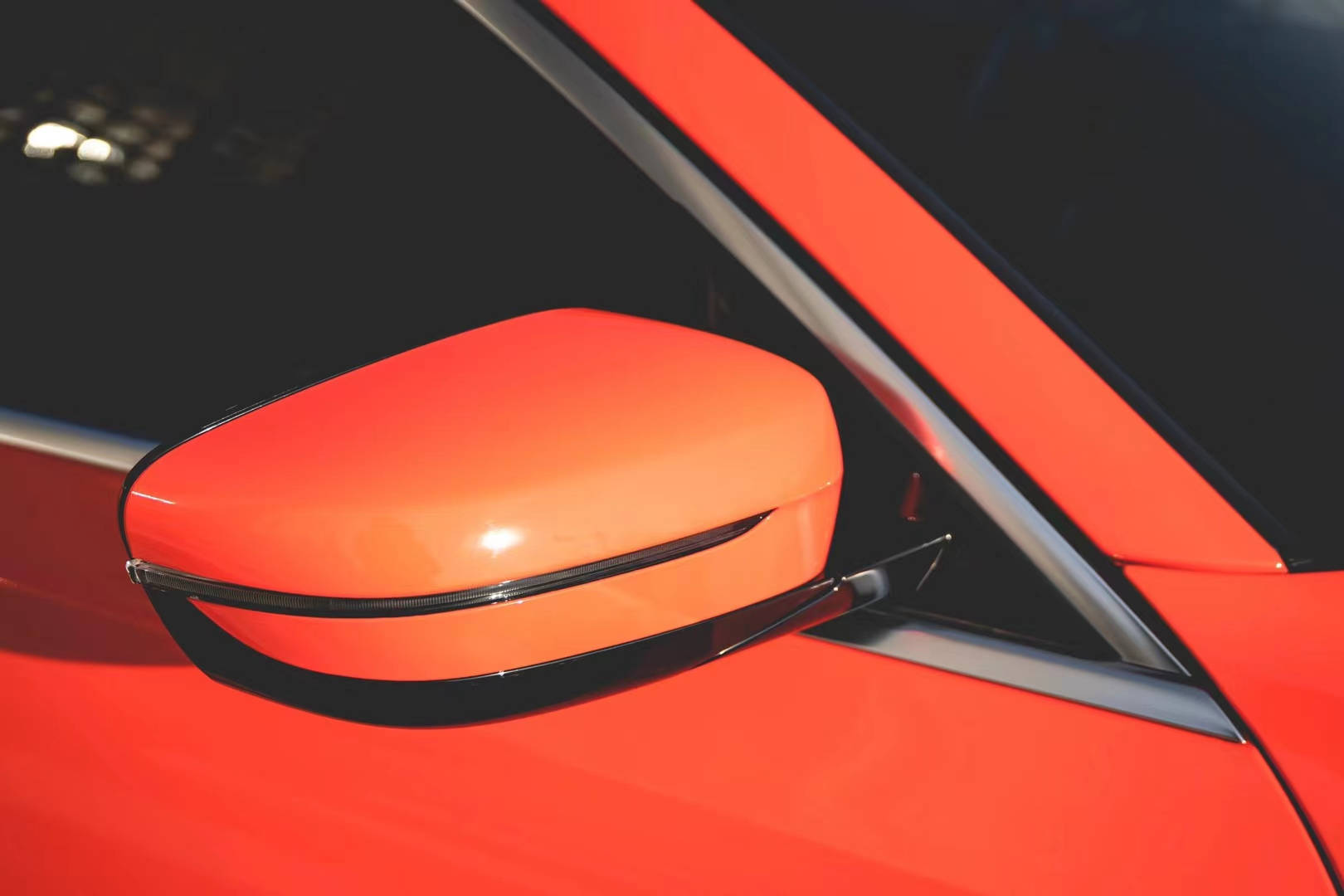 ichangericr改色膜改变者宝马汽车改色荧光橙