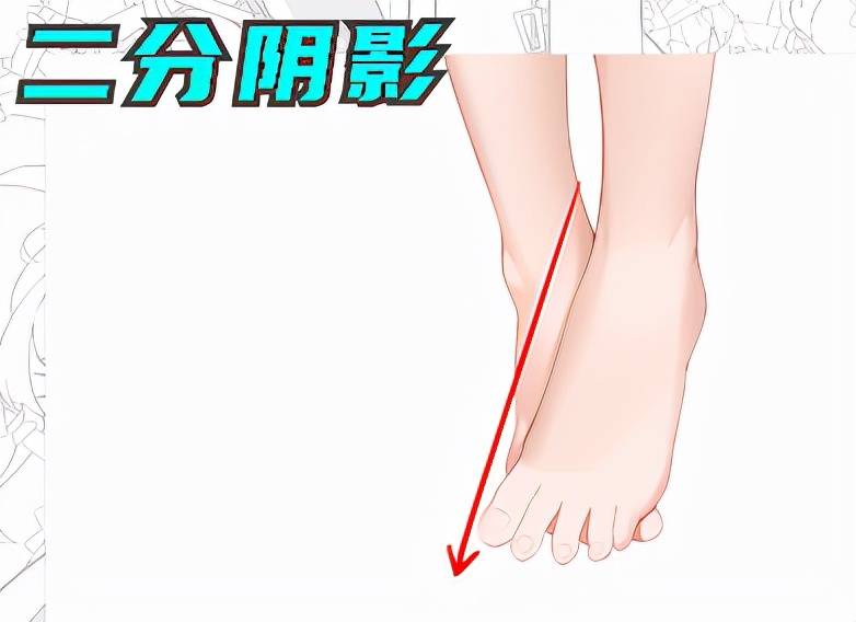 动漫人物脚部画法教程_脚趾_脚踝_地方