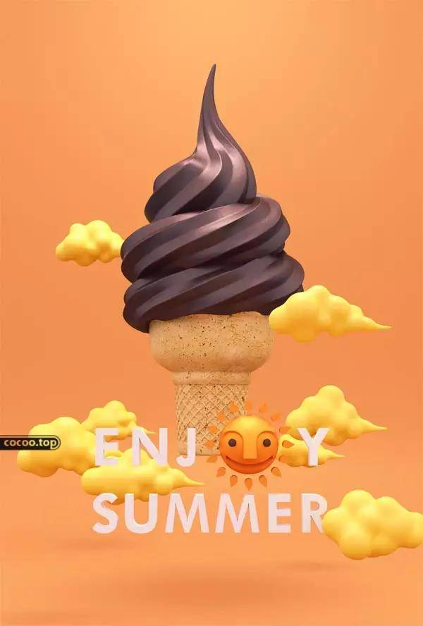 优秀广告设计中色彩搭配_对比_设计的_商品