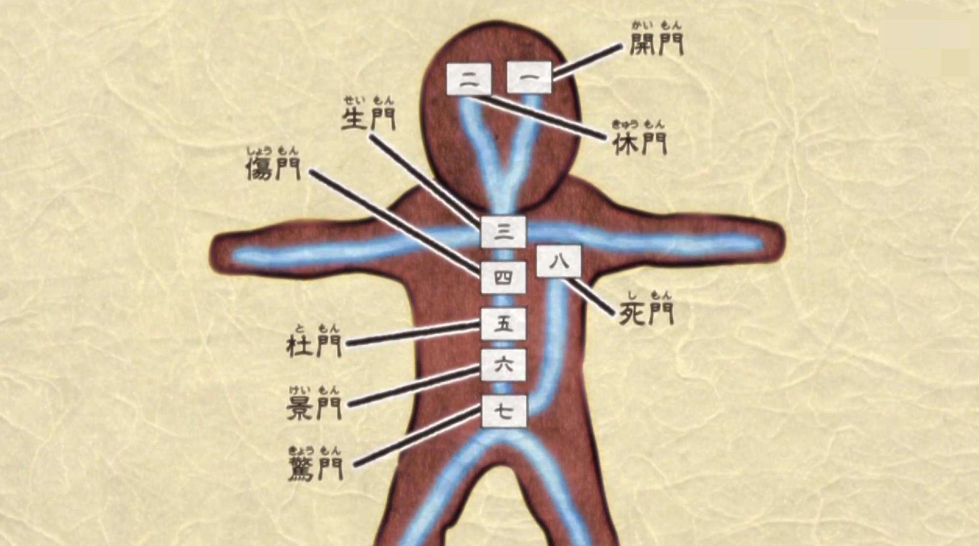 人体八门图片